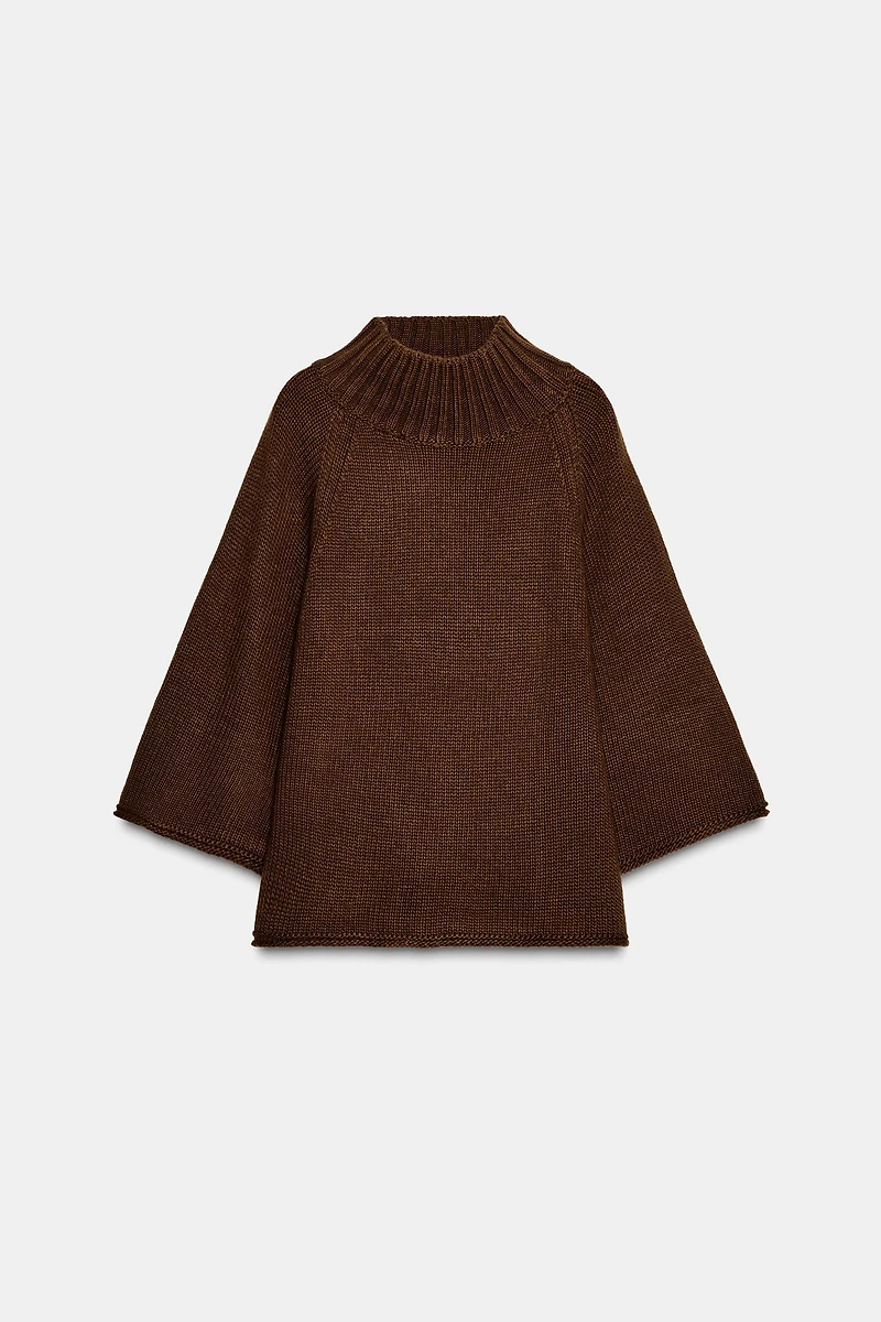 WIDE SLEEVE KNIT JUMPER
