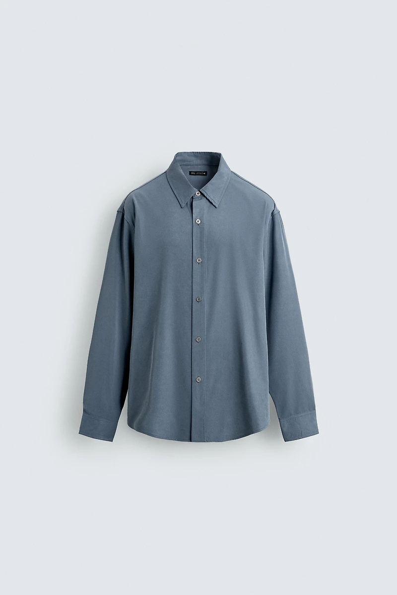 CHEMISE FLUIDE COUPE DÉCONTRACTÉE