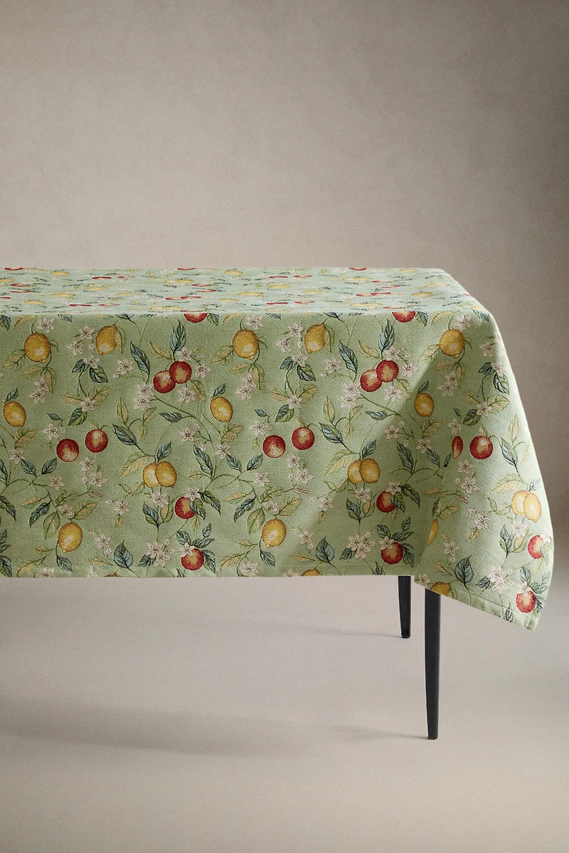 NAPPE JACQUARD MOTIFS FRUITS