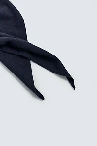 BANDANA EN MAILLE 100 % LAINE
