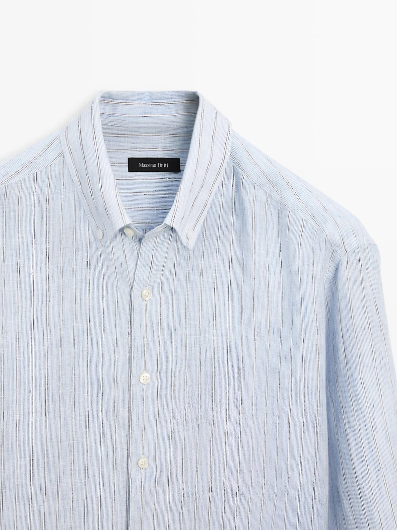 Regular fit striped shirt