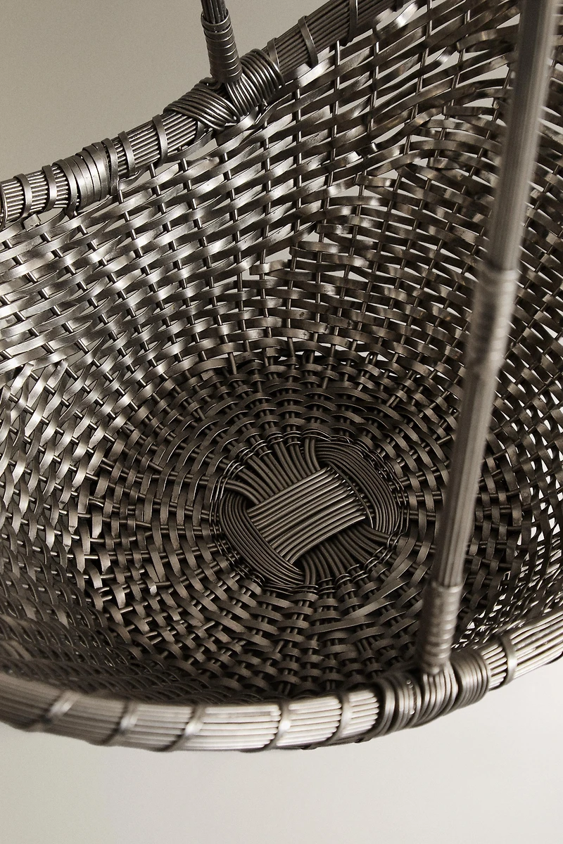 WOVEN METAL BASKET HIGH I COLIN KING