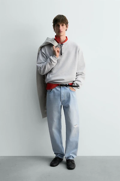 REGULAR FIT CREWNECK SWEATSHIRT
