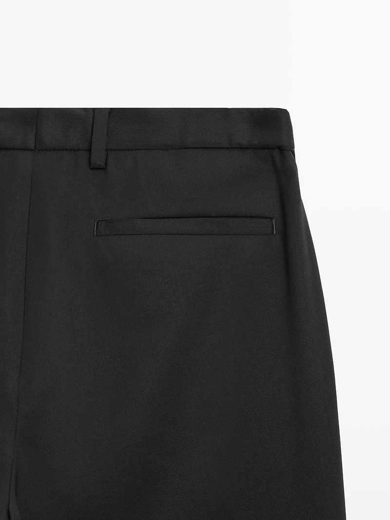 Comfort waist trousers with interior elastic