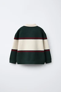 POLO EN MAILLE VARSITY