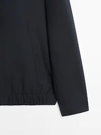 Blouson total look laine froide