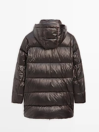 Water-repellent down blend jacket