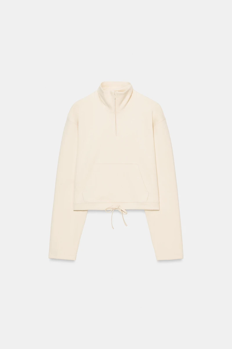 INTERLOCK POLO SWEATSHIRT
