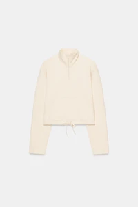 INTERLOCK POLO SWEATSHIRT