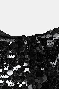 SEQUIN FLOWER MIDI DRESS