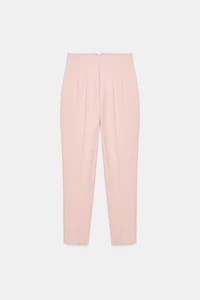 HIGH-WAISTED ANKLE PANTS