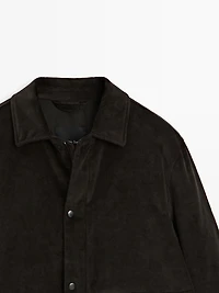 Corduroy jacket with pockets