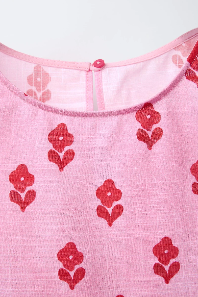 CHEMISIER À IMPRIMÉ FLORAL