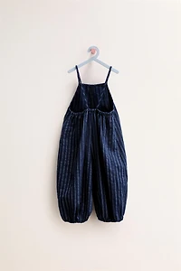 ZARA TIMELESS - STRIPED LONG OVERALLS
