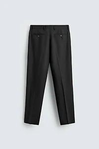 100% WOOL SUIT PANTS