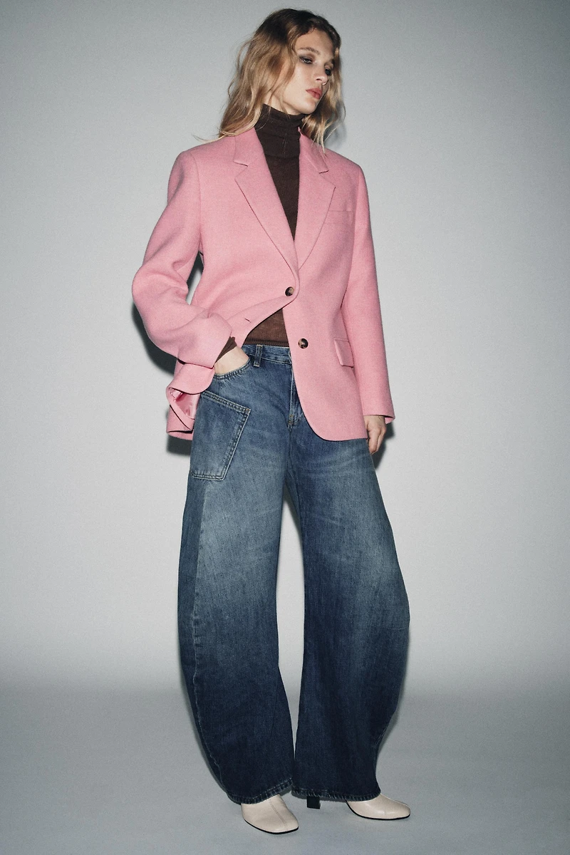 ZW COLLECTION RELAXED LOW-RISE JEANS