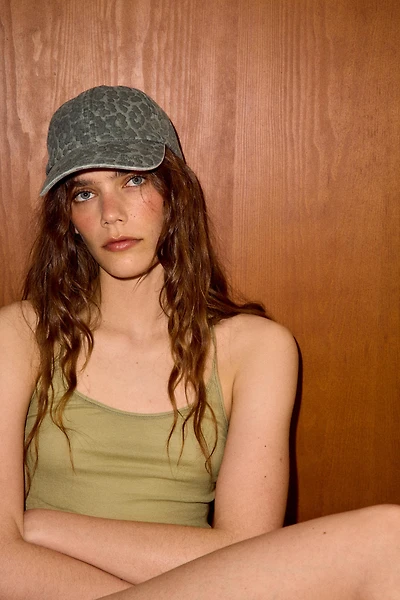ANIMAL PRINT TWILL CAP