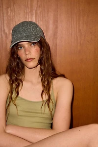 ANIMAL PRINT TWILL CAP
