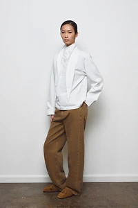 HEAVY COTTON T-SHIRT WITH TIES
