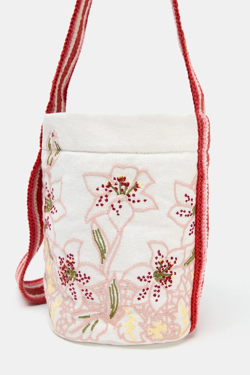 FANTASY FABRIC MINI BUCKET BAG