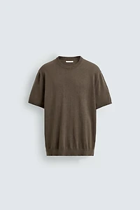 KNIT REGULAR FIT T-SHIRT