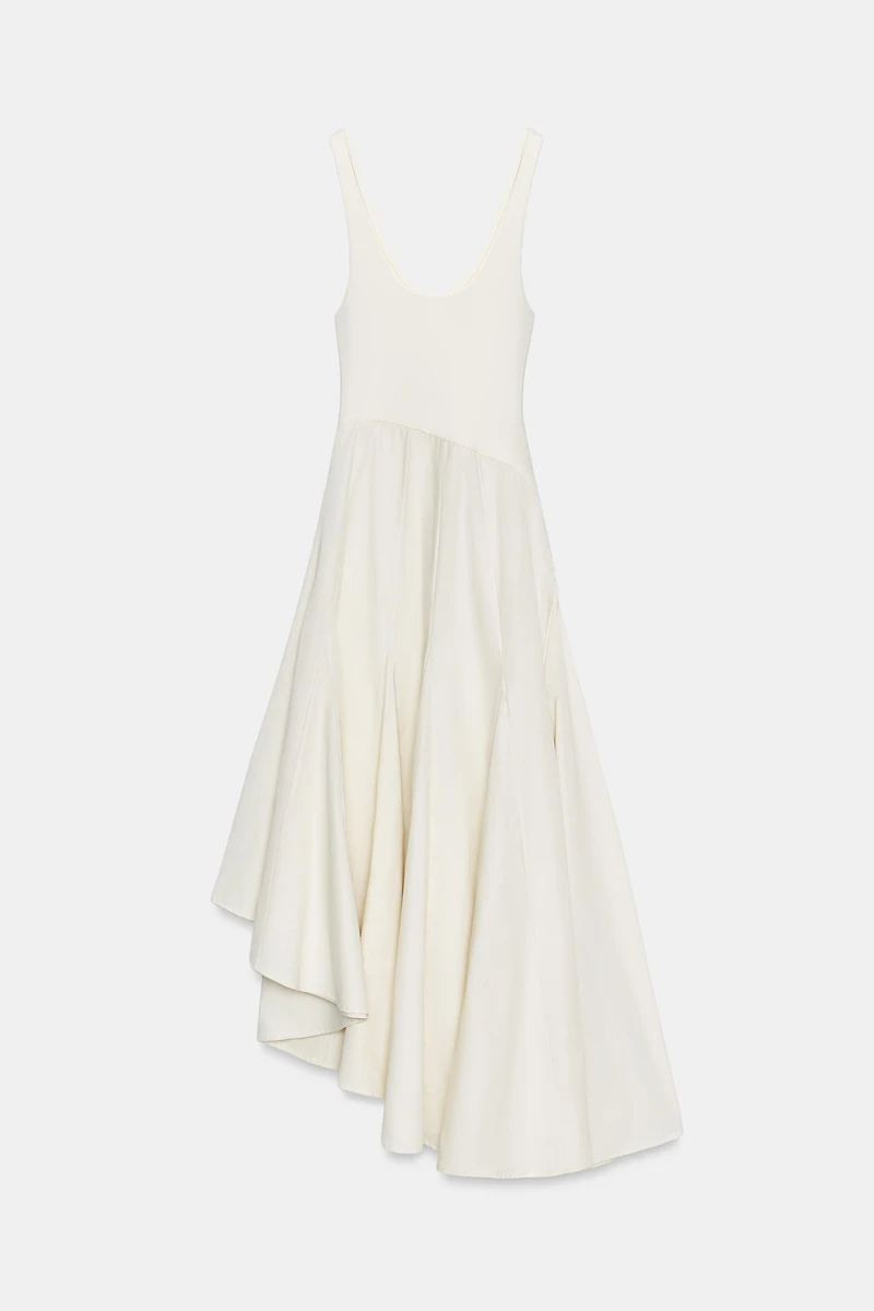 COMBINATION GODET DRESS