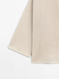 Pull en maille à liens au dos 100 % coton