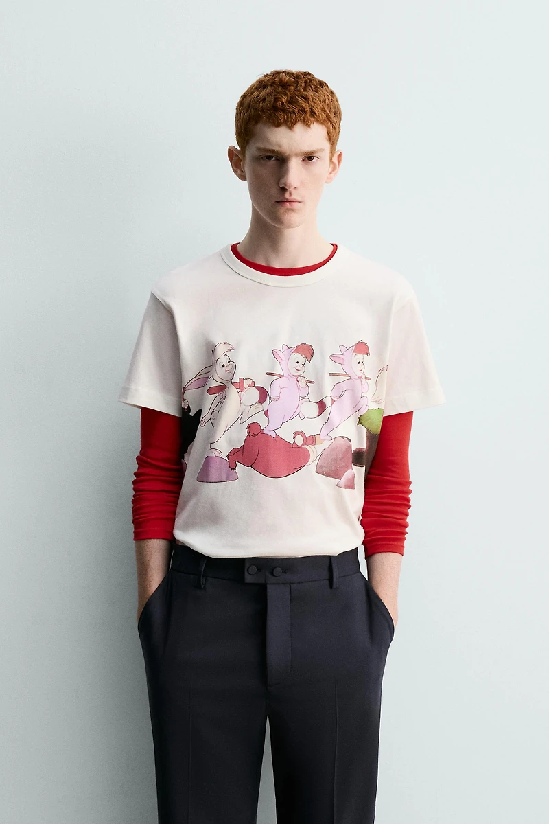 LOST BOYS PETER PAN HARRY LAMBERT FOR ZARA T-SHIRT