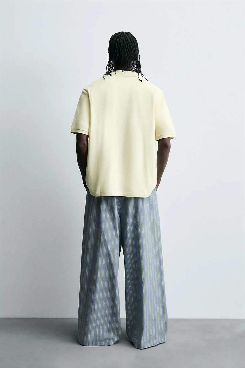 PANTALON OVERSIZE FIT RAYURES