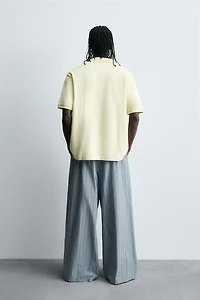 PANTALON OVERSIZE FIT RAYURES