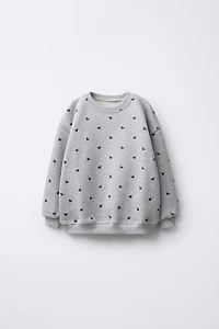 SWEAT À IMPRIMÉ BRILLANT