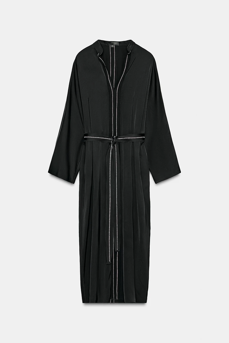 ZW COLLECTION TOPSTITCHED TUNIC DRESS