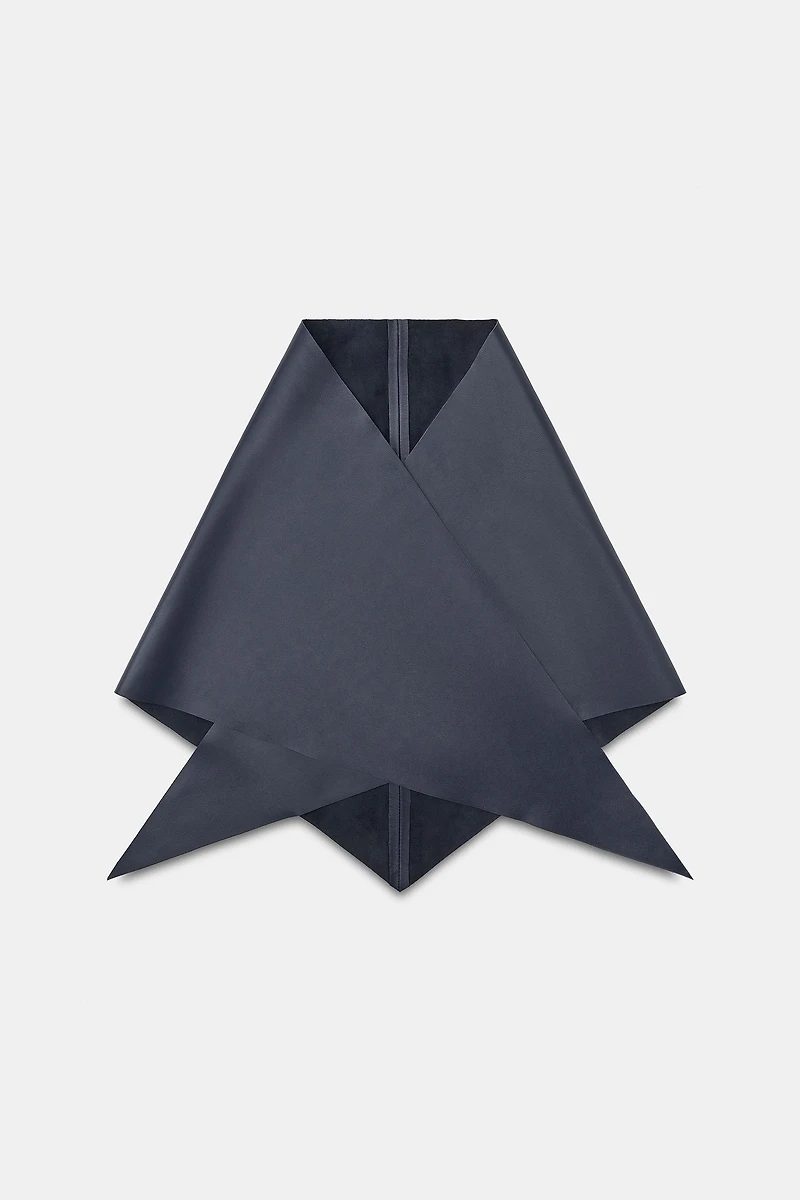 100% LEATHER PLAIN BANDANA