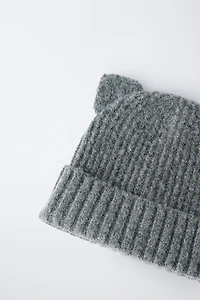 KNIT HAT WITH EARS