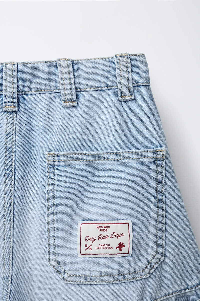 CARPENTER SHORTS WITH LABEL