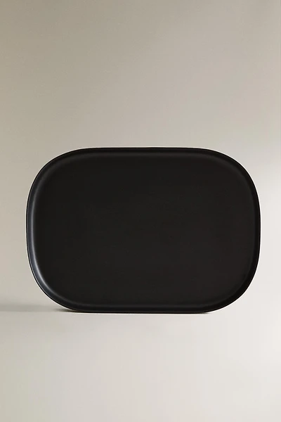 GRAND PLATEAU RÉSINE NOIR