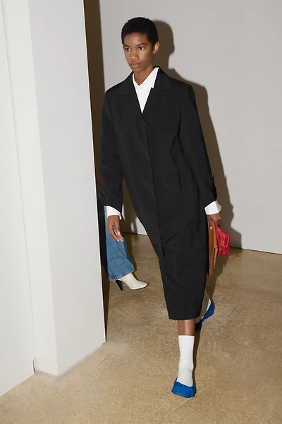 ZW COLLECTION 100% WOOL LONG COAT