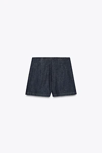 Z1975 DENIM CROSSOVER BUTTON SKORT