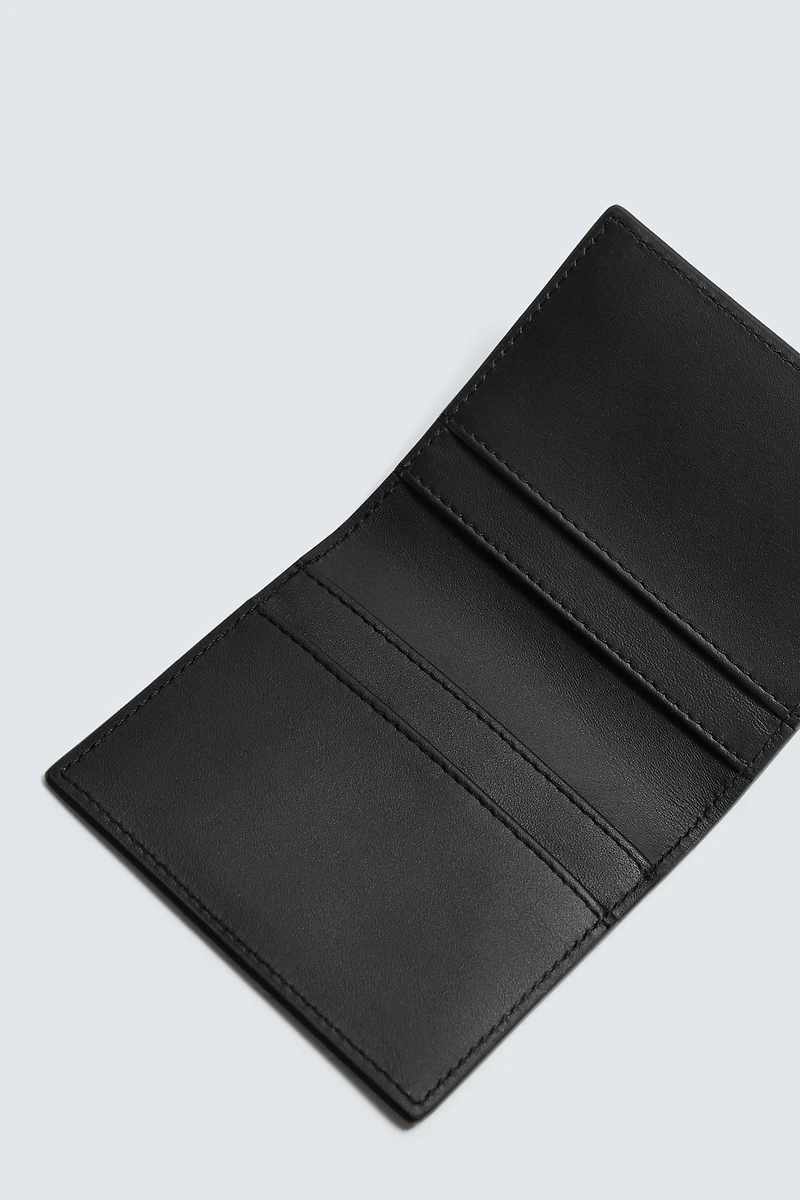 LEATHER CARD HOLDER