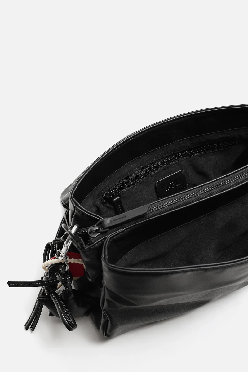 KEYCHAIN FLAP CROSSBODY BAG