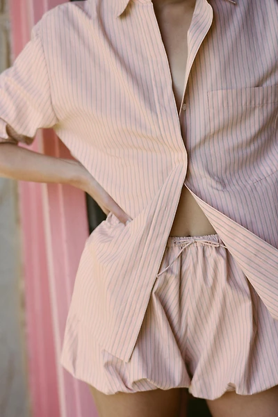 SHORT JUPE-CULOTTE RAYÉ