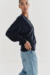 BATWING SLEEVE CARDIGAN