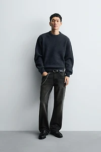 TEXTURED BOXY FIT JUMPER