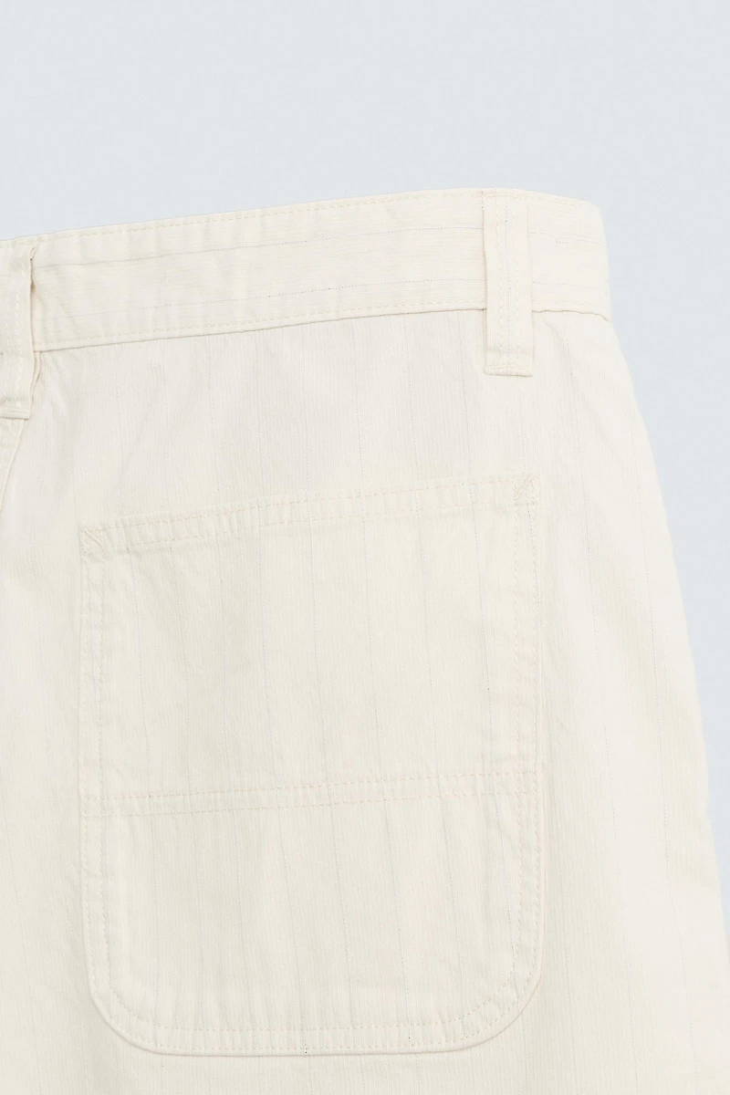 BERMUDA REGULAR FIT RAYURES