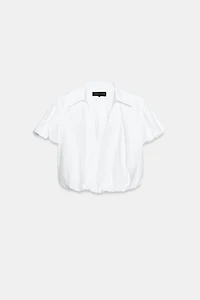 CHEMISE BALLON MANCHES COURTES