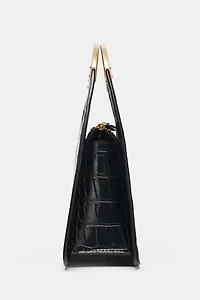 CITY BAG WITH METAL HANDLE