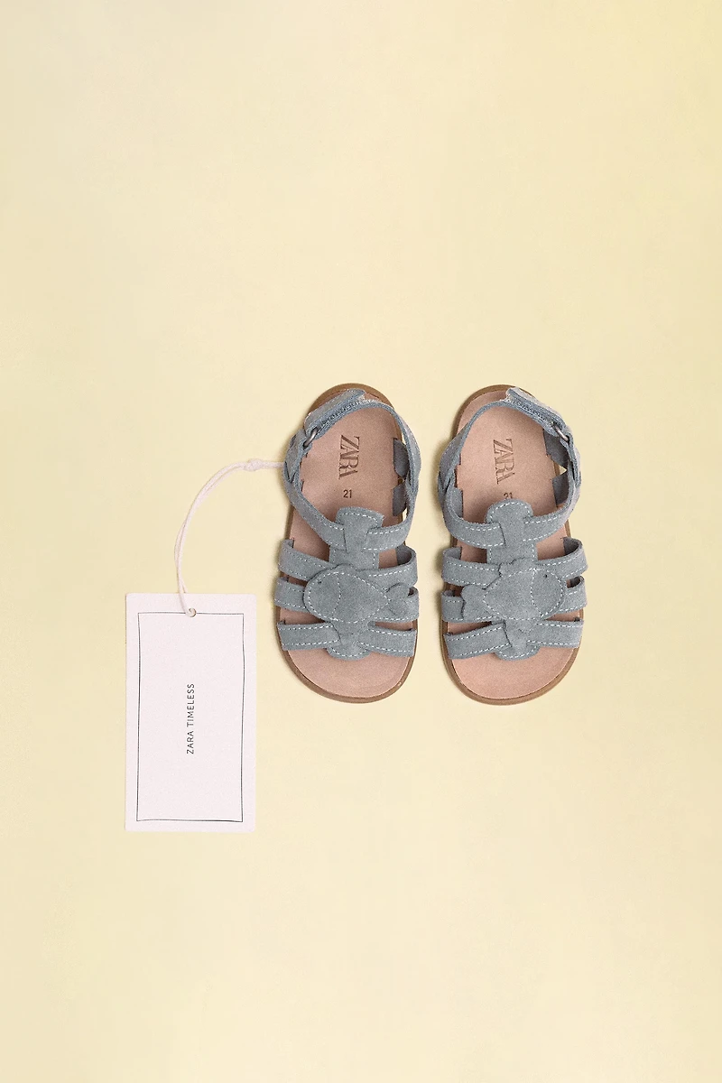 LEATHER FISH SANDALS