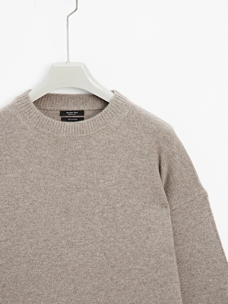 Pull oversize en maille 100 % cachemire