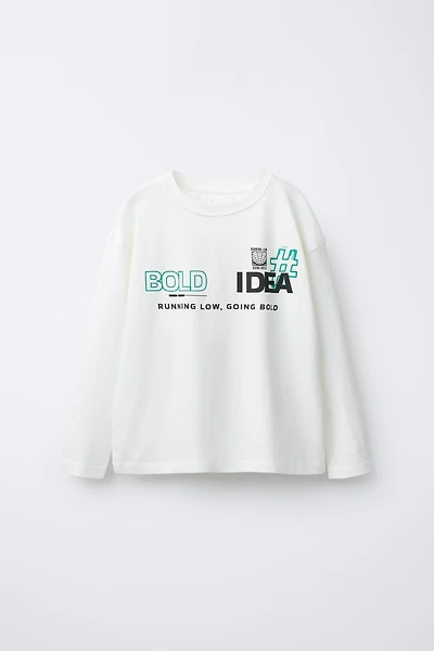 T-SHIRT TEXTE GRAFFITI