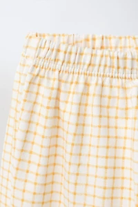 PANTALON À CARREAUX